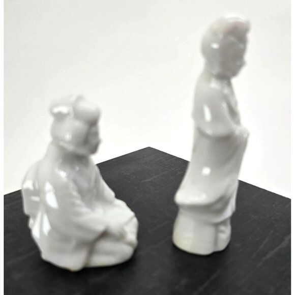 Vintage Inarco Japanese Porcelain Figurines Set Of 2 Geisha Lady je229 - Picture 2 of 5